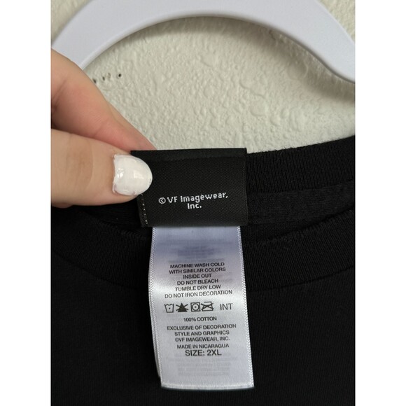 Harley Davidson Black Wolf T-shirt Bristol, Virginia Short Sleeve Motorcycle XXL - Picture 6 of 6